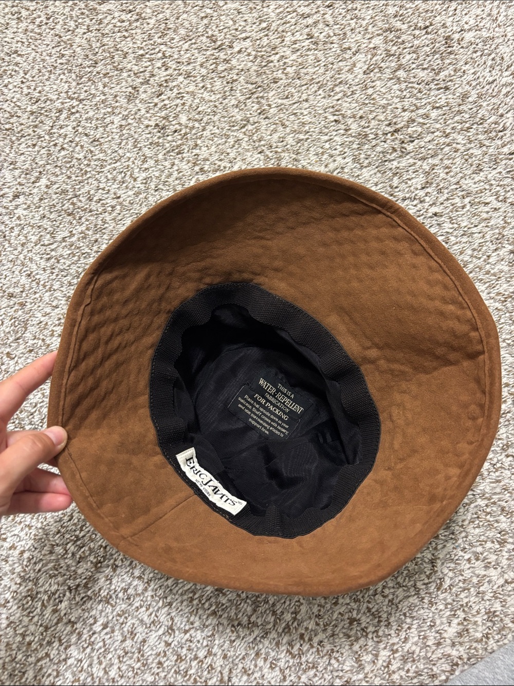 Eric Javits brown woven bucket hat - Picture 4 of 5